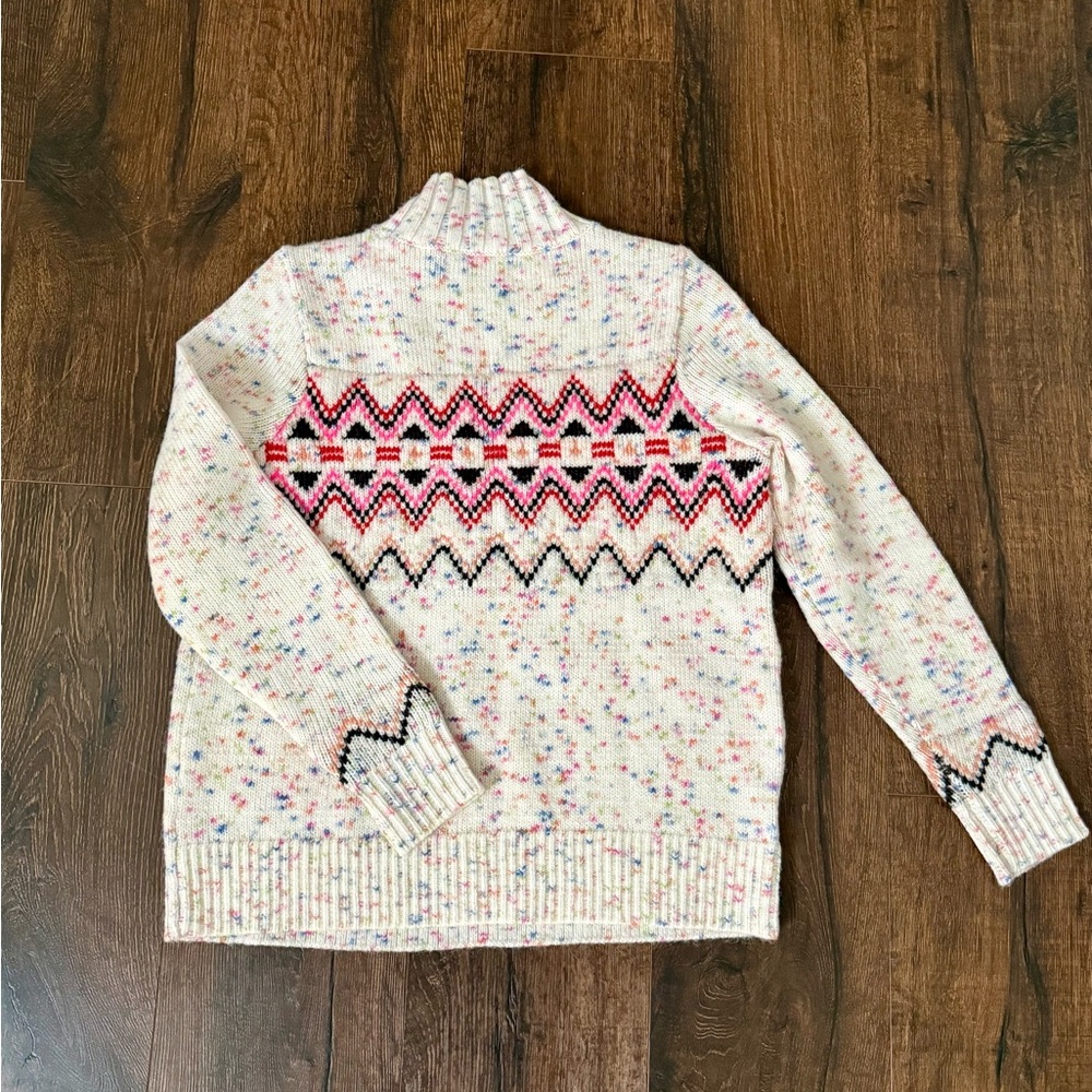 LOFT fair isle sweater